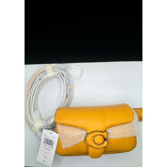 Coach NWT Tabby Pillow Shoulder Bag V5/Buttercup Leather w8”x H4” - Picture 2 of 7